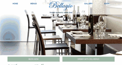 Desktop Screenshot of bellagiorestaurant.ie